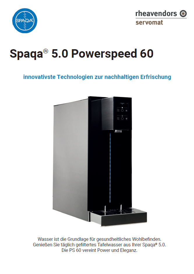 Spaqa 5.0 PS60 Broschüre